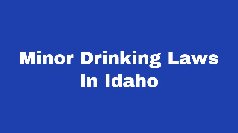 Minor Drinking Laws in Idaho (2026): The Rules Teens Wish They Knew Sooner 150 Minor Drinking Laws In Idaho