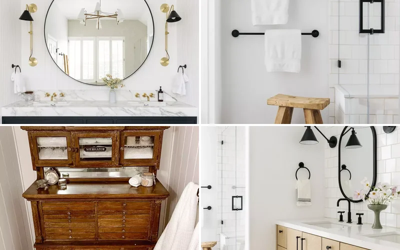 32 Stunning Modern Farmhouse Bathroom Ideas for Timeless Style 1 modern farmhouse bathroom ideas featured