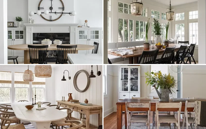 32 Modern Farmhouse Dining Room Ideas That Bring Rustic Warmth to Your Home 32 Modern Farmhouse Dining Room Ideas That Bring Rustic Warmth to Your Home