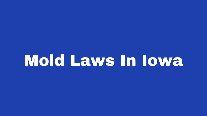 Mold Laws in Iowa (2026): Your Rights, Their Duties 226 Mold Laws In Iowa