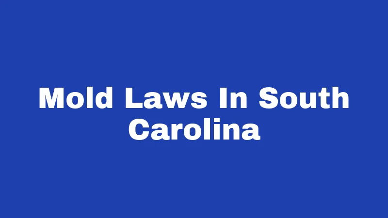 Mold Laws in South Carolina (2026): Your Rights Before You Sign 357 Mold Laws In South Carolina