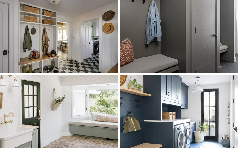 35 Stylish Mudroom and Laundry Room Combination Ideas That Maximize Space