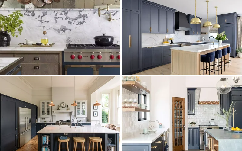 26 Stunning Navy Kitchen Cabinet Ideas That Will Transform Your Space 1 navy kitchen cabinet ideas featured