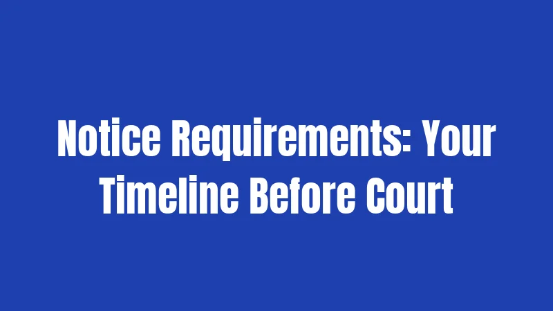 Missouri Eviction Laws (2026): What Landlords and Tenants Must Know 2 Notice Requirements: Your Timeline Before Court