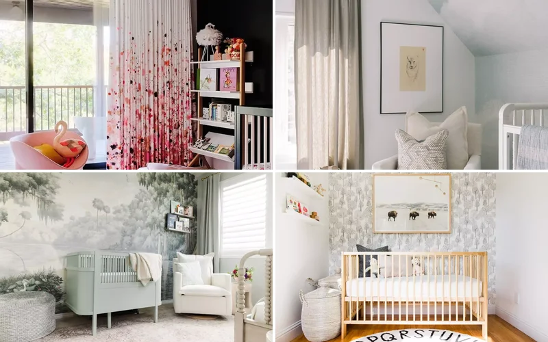 19 Creative Nursery Accent Wall Ideas to Transform Your Baby's Room 1 nursery accent wall ideas featured