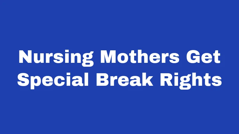 Lunch Break Laws in Mississippi (2026): Truths Most Workers Miss 4 Nursing Mothers Get Special Break Rights