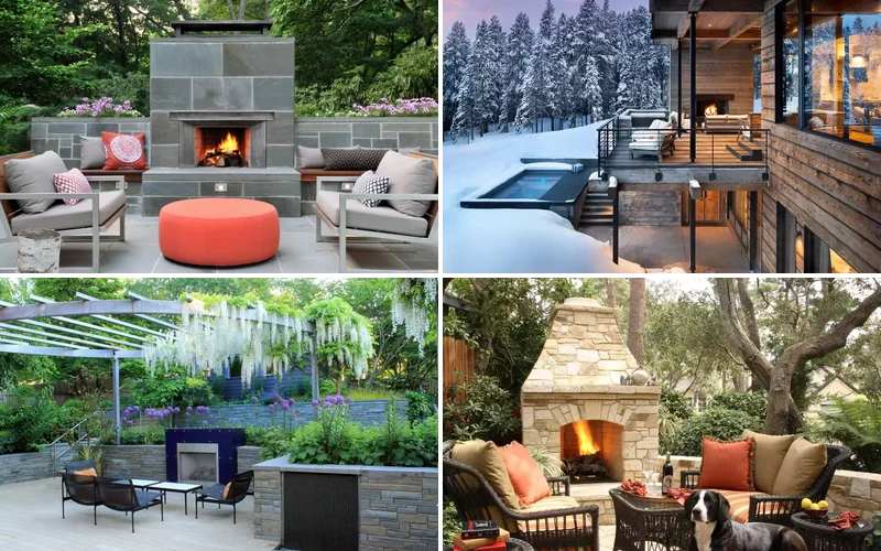32 Stunning Outdoor Fireplace Ideas to Transform Your Backyard