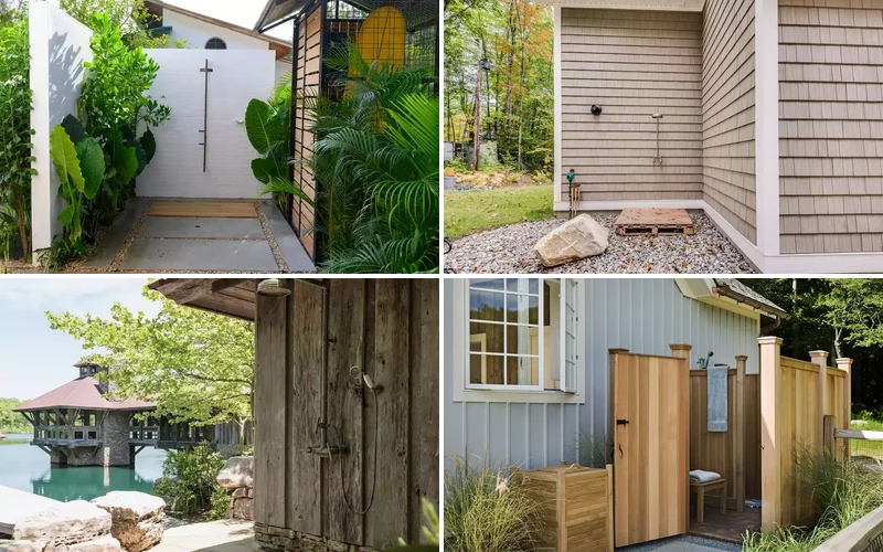 34 Stunning Outdoor Shower Ideas to Transform Your Backyard Oasis
