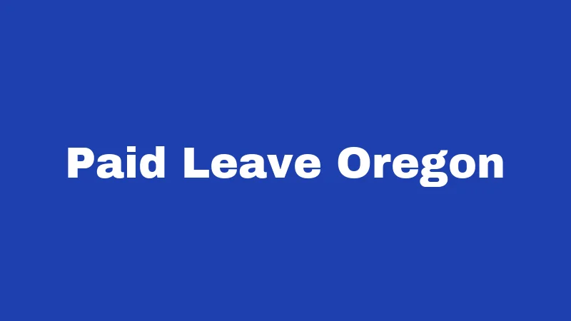 Paid Leave Oregon