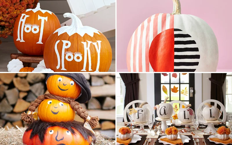 46 Creative Pumpkin Painting Ideas for Fall Home Decor 13 46 Creative Pumpkin Painting Ideas for Fall Home Decor