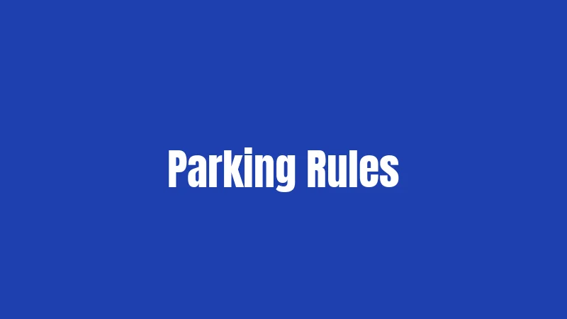 Parking Rules
