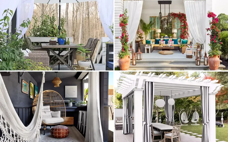 12 Stunning Patio Curtain Ideas That Will Transform Your Outdoor Space Into a Stylish Paradise