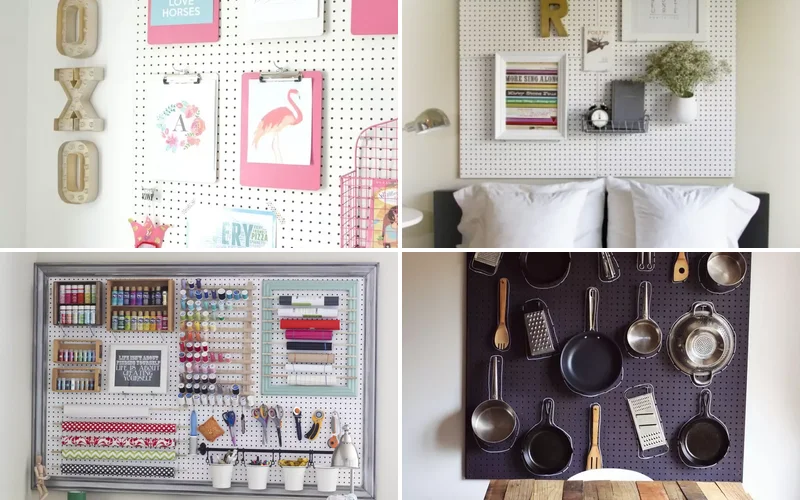 24 Creative Pegboard Organization Ideas That Will Transform Every Space in Your Home