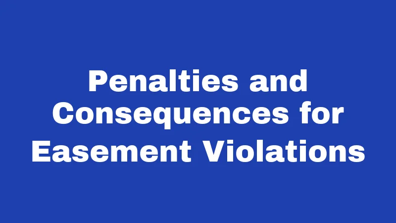 Driveway Easement Laws in Idaho (2026): The Shared Path Playbook 2 Penalties and Consequences for Easement Violations