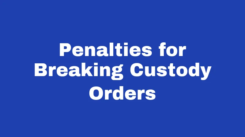 Child Custody Laws in West Virginia (2026): The 50/50 Rule Explained 3 Penalties for Breaking Custody Orders