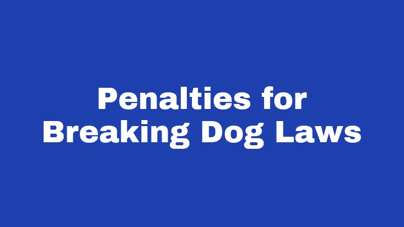 Dog Laws in Kentucky (2026): Rules Every Owner Must Know 6 Penalties for Breaking Dog Laws