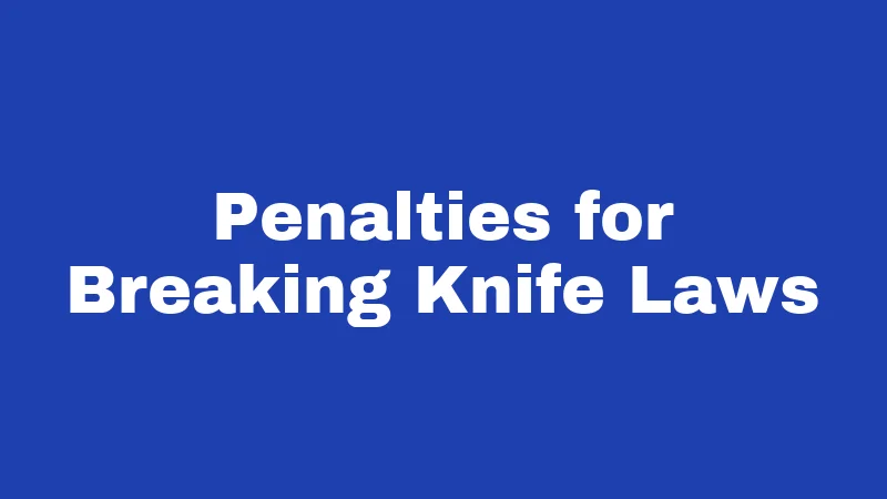 Knife Laws in Alabama (2026): Blade Rules Most People Get Wrong 4 Penalties for Breaking Knife Laws