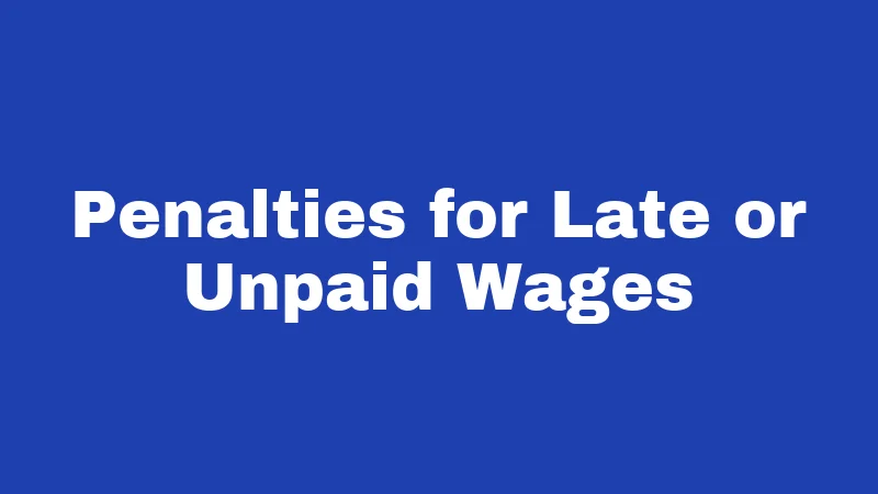 Salary Laws in West Virginia (2026): The Paycheck Rules Nobody Explains 2 Penalties for Late or Unpaid Wages