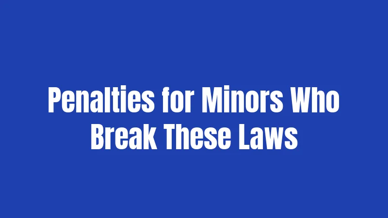 Texas Minor Drinking Laws (2026): What Actually Gets You in Trouble 2 Penalties for Minors Who Break These Laws