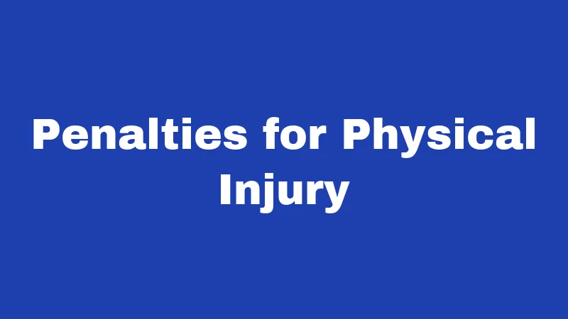 Hit and Run Laws in Connecticut (2026): Your Legal Duties After a Crash 3 Penalties for Physical Injury