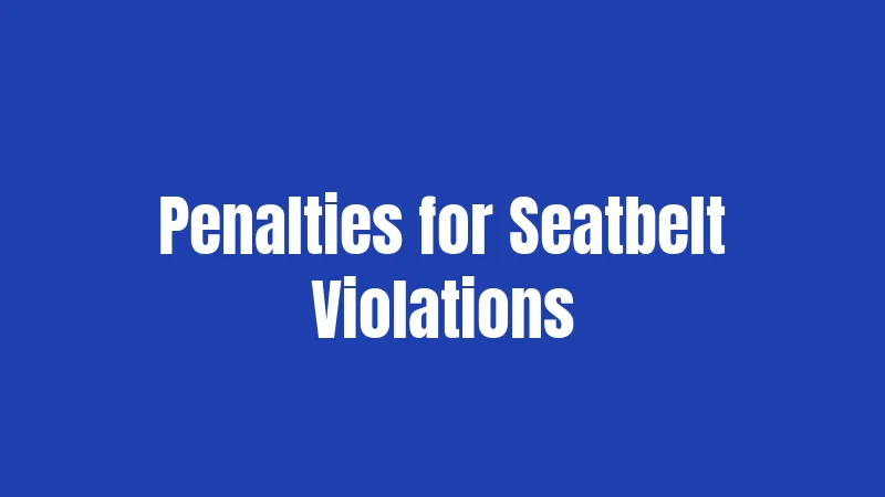 Missouri Seatbelt Laws (2026): What Actually Gets You Fined 2 Penalties for Seatbelt Violations