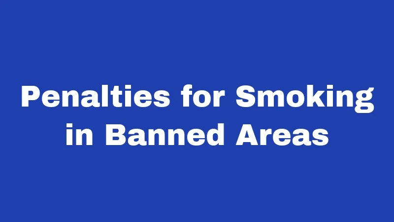 Smoking Laws in New Mexico (2026): Rules Every Resident Should Know 3 Penalties for Smoking in Banned Areas