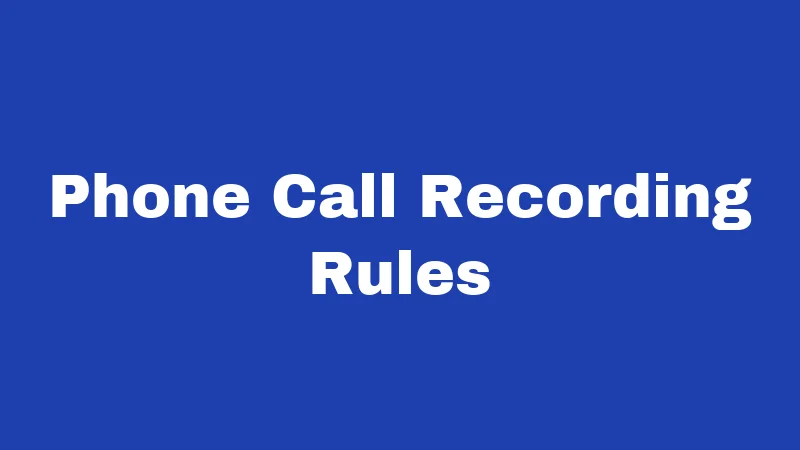 Recording Laws in Oregon (2026): Rules That Will Catch You Off Guard 1 Phone Call Recording Rules