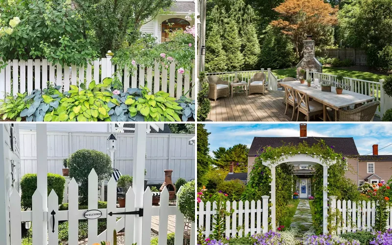 14 Affordable Picket Fence Ideas to Create Classic Charm and Enhanced Privacy in Your Outdoor Space picket fence ideas for a classic look featured