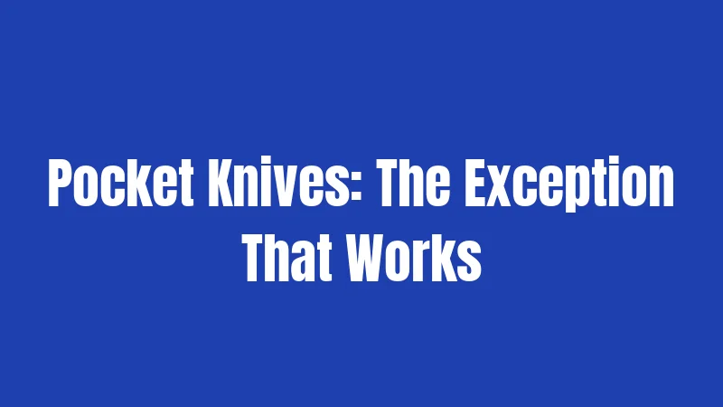 Virginia Knife Laws in 2026: The Complete Carry Guide 3 Pocket Knives: The Exception That Works