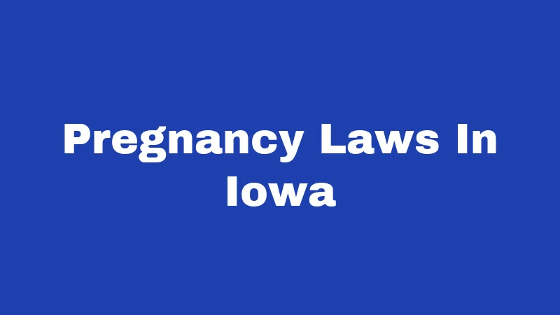Pregnancy Laws in Iowa (2026): Your Rights Clearly Explained 201 Pregnancy Laws In Iowa