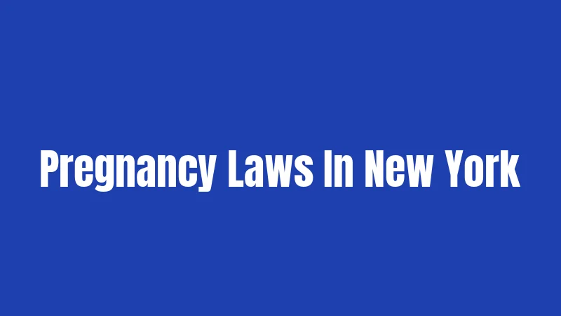 Pregnancy Laws In New York