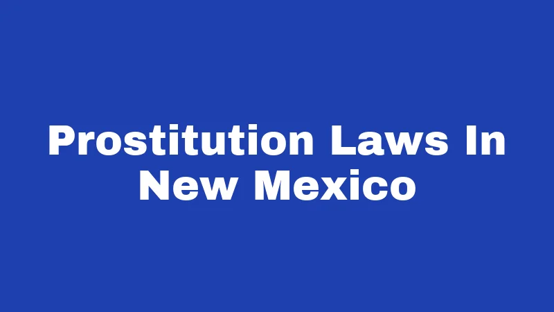 Prostitution Laws in New Mexico (2026): Buying, Selling, and the Fine Print 72 Prostitution Laws In New Mexico