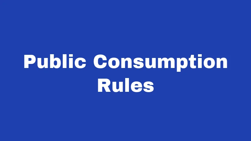 Cannabis Laws in New Mexico (2026): Limits, Fines, and Surprises 3 Public Consumption Rules