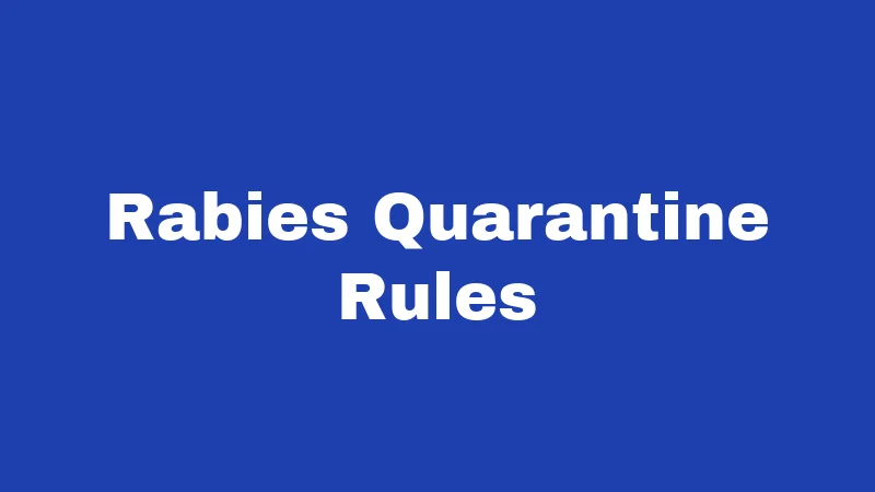 Dog Bite Laws in Alabama (2026): Your Rights After an Attack 5 Rabies Quarantine Rules