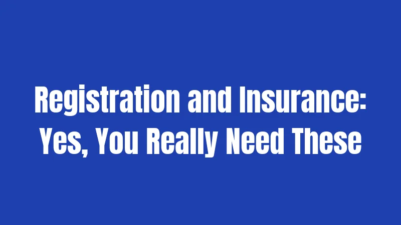 California Golf Cart Laws in 2026: The Complete Breakdown 3 Registration and Insurance: Yes, You Really Need These