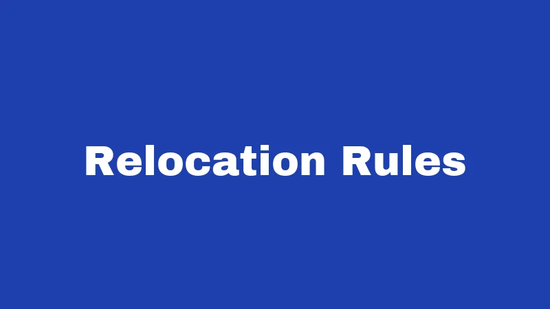 Relocation Rules