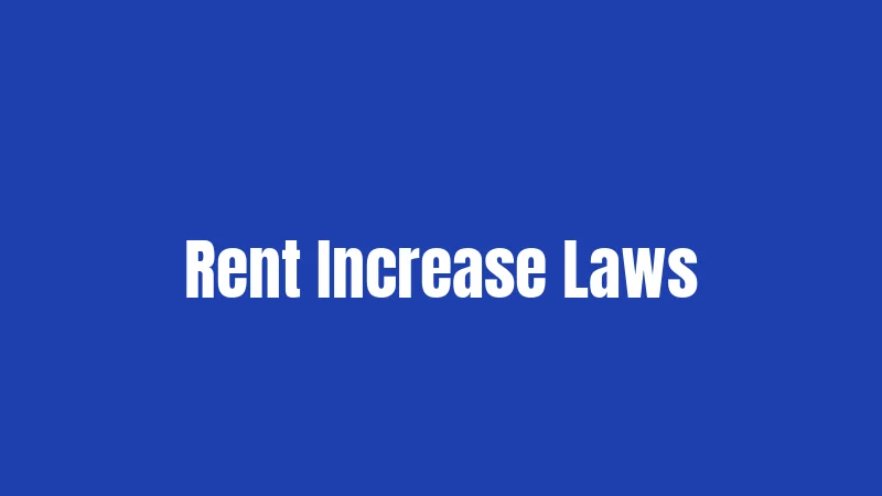 Rent Increase Laws