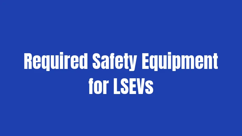 Golf Cart Laws in Colorado (2026): The Real Street Rules 3 Required Safety Equipment for LSEVs