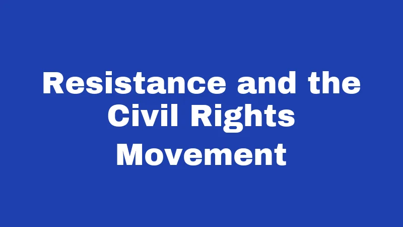 Jim Crow Laws in Alabama (2026): A History That Still Echoes 4 Resistance and the Civil Rights Movement