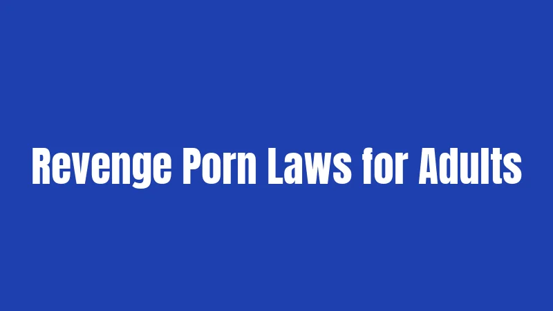 Revenge Porn Laws for Adults