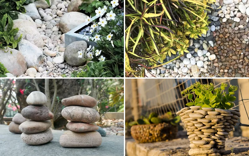 24 Creative River Rock Ideas to Transform Your Outdoor Space river rock landscaping ideas featured