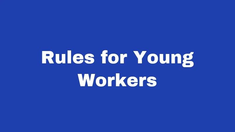 Lunch Break Laws in West Virginia (2026): The 20-Minute Rule Explained 2 Rules for Young Workers