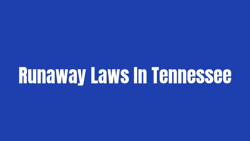 Runaway Laws In Tennessee