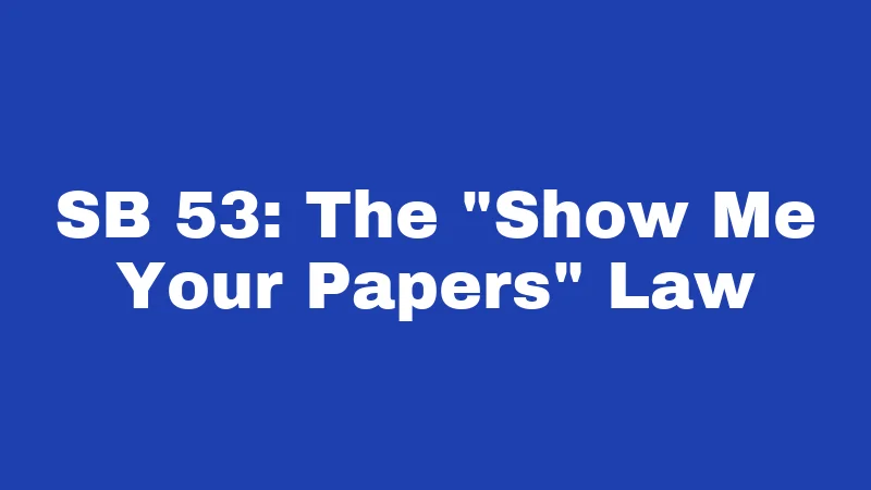 SB 53: The 