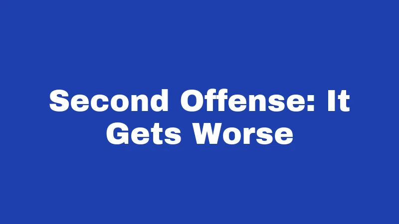 Second Offense: It Gets Worse