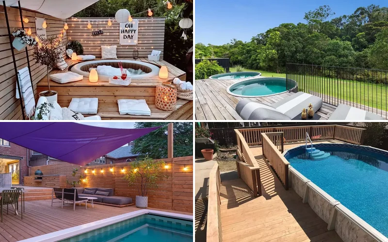 50 Semi-Inground Pool Designs That Transform Any Backyard Into Your Personal Paradise