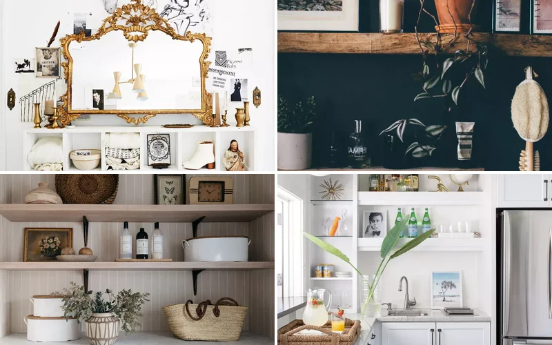 shelf decor ideas featured