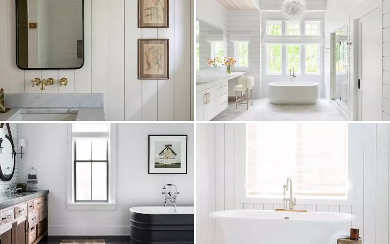 39 Stunning Shiplap Bathroom Design Ideas: From Farmhouse Charm to Modern Elegance 1 shiplap bathroom ideas featured