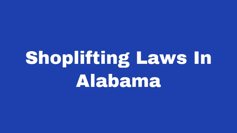 Shoplifting Laws in Alabama (2026): Penalties That May Shock You 379 Shoplifting Laws In Alabama