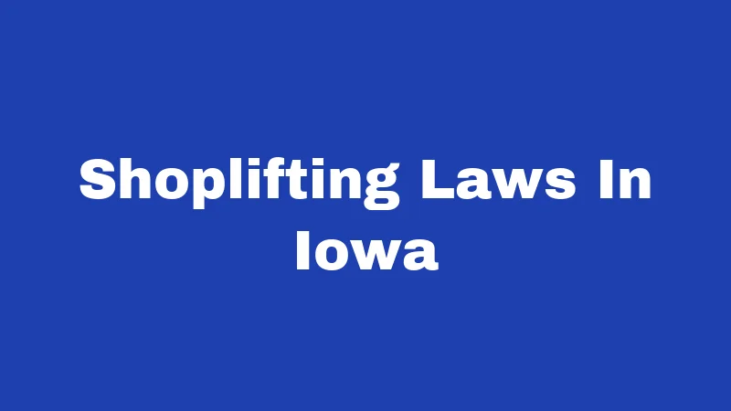 Shoplifting Laws in Iowa (2026): Penalties That Catch People Off Guard 32 Shoplifting Laws In Iowa